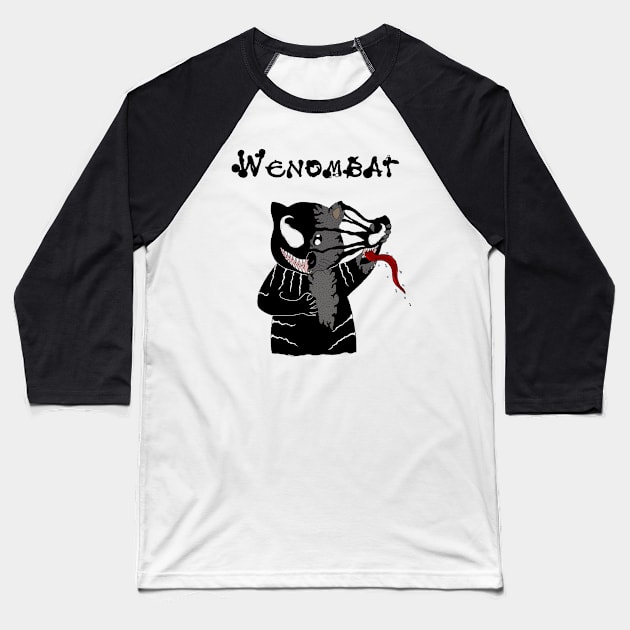 Wenombat Baseball T-Shirt by Josh Guilty 